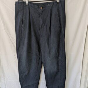 Eileen Fisher Elastic Waist Organic Cotton Jeans, Size 12